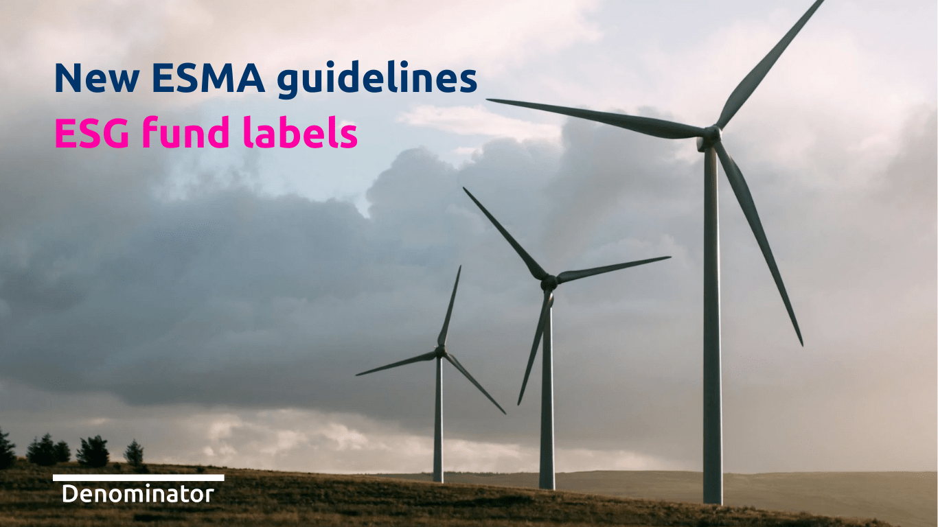 New ESMA Guidelines: ESG Fund Names